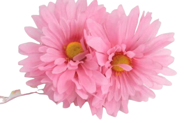 Lot Of Artificial Flowers Plus Stems of Daisies Azaleas Orange Flowers