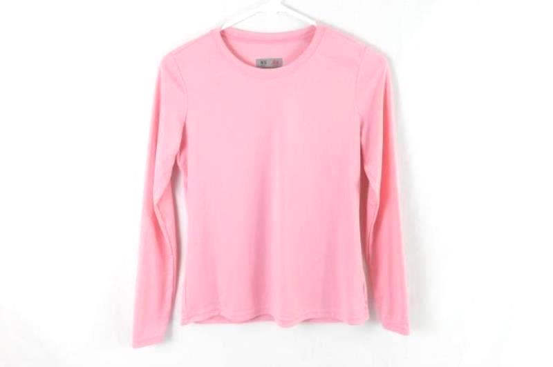 Lot of 2 A4 Women's Long Sleeve Activewear Tops Size XS Blue Pink