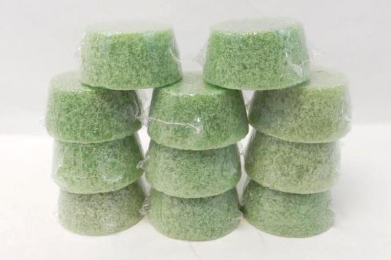 Lot of 14 Floral Craft Supplies Crafting Foam 3.8in x 2.8in x 1.9in Wire Red