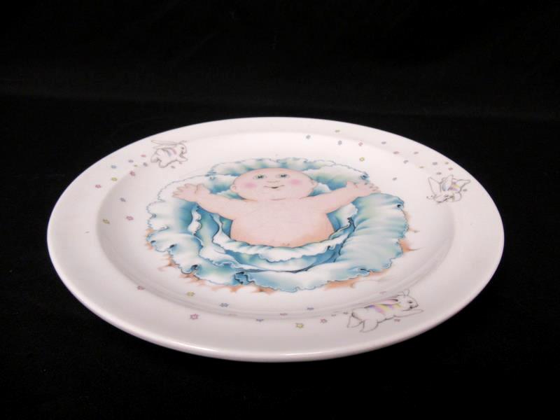 Cabbage Patch Kids Child's Porcelain Cereal Bowl and Plate 1984 Royal Worcester