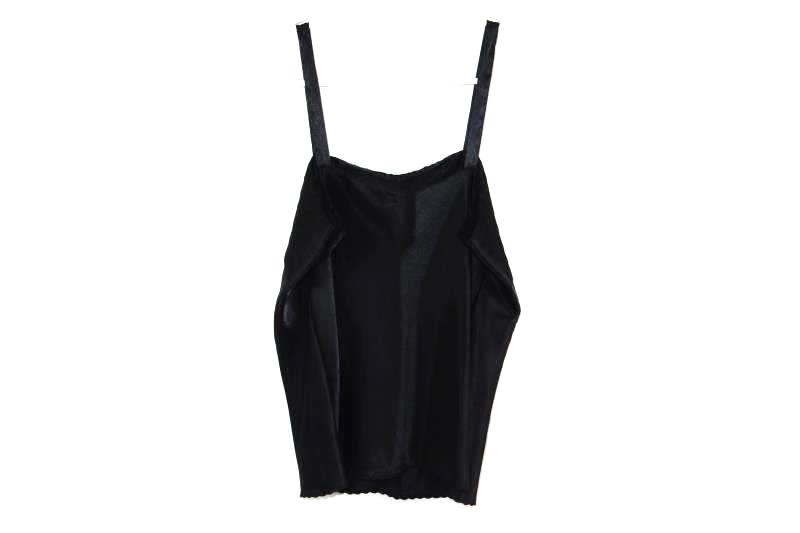 Vintage 90's Satin Camisole Tank Top Women's Size Medium Ruffle Front