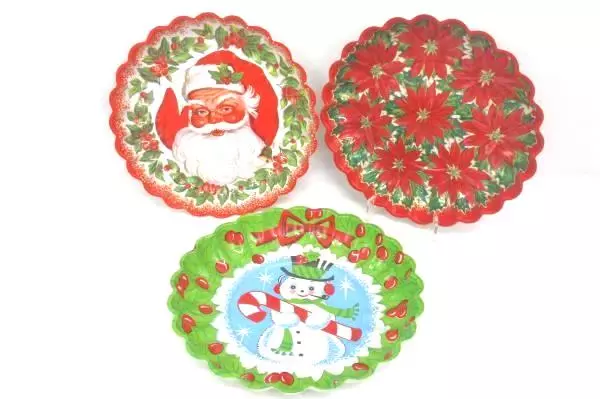 Christmas Accessory Lot Cookie Trays Stationary Bags Doilies Pot Holders Decor