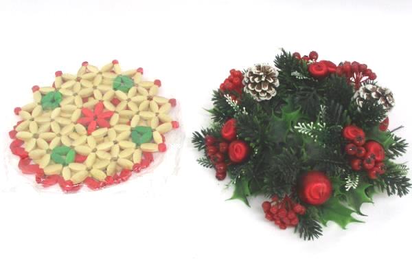 Christmas Accessory Lot Cookie Trays Stationary Bags Doilies Pot Holders Decor