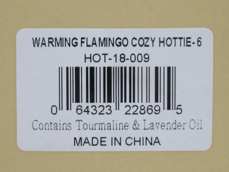 Aroma Home Microwaveable Cosy Hottie Warming Flamingo Lavender Heat Pack