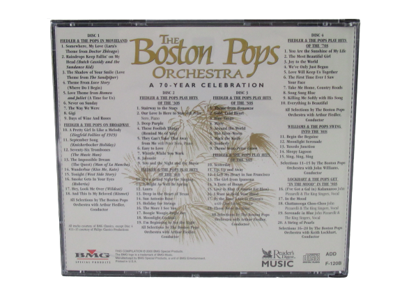 Readers Digest Music The Boston Pops Orchestra 70 Year Collection CD Set