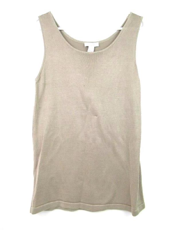 Doncaster Women's Knit Shell Tank Top Tan Rayon Blend Size M NWT
