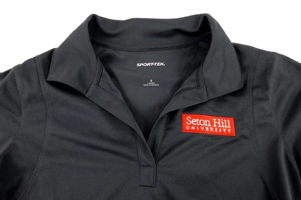 Seton Hill University Sport-Tek grey Polo Shirt Women's Size Small Collared