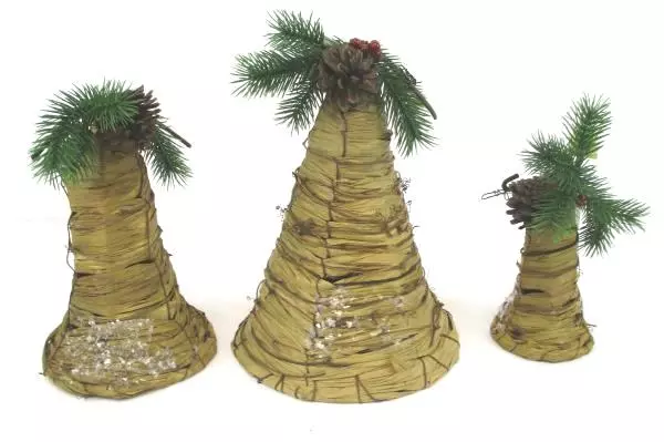 Woodland Bells Set of 3 Christmas Indoor Outdoor Decoration Hanging