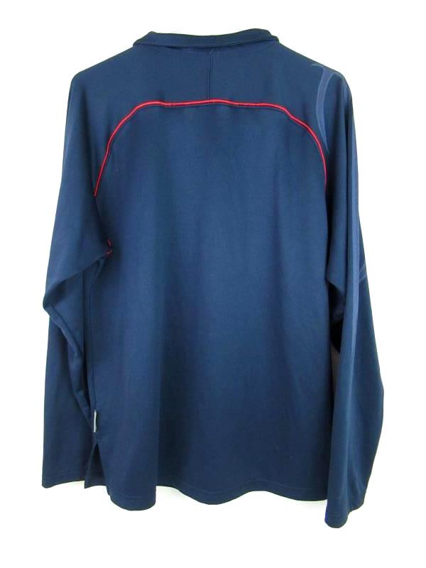 Nike Fit Dry Gonzaga 1/2 Zip Track Jacket Men's Size Small Navy Blue Red