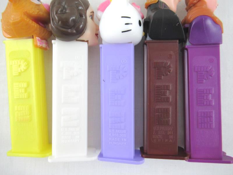 Lot of 5 Pez Dispensers Fozzie Bear Princess Leia Hello Kitty Anna Kristof