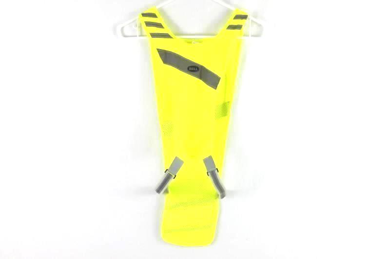 Bell Bicycle Safety Vest and Gel Gloves Reflective Neon Yellow LED One Size Bike