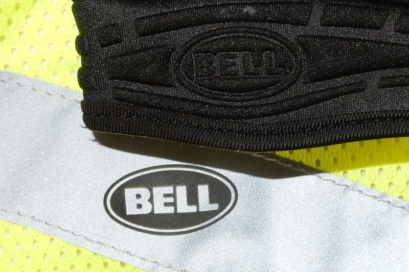 Bell Bicycle Safety Vest and Gel Gloves Reflective Neon Yellow LED One Size Bike