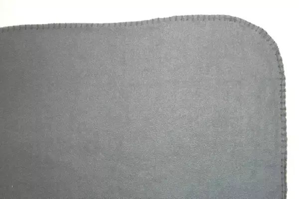 Lot of 2 Throw Blankets Fleece Cozy Grey Mainstays FCB Mes Que Un Club