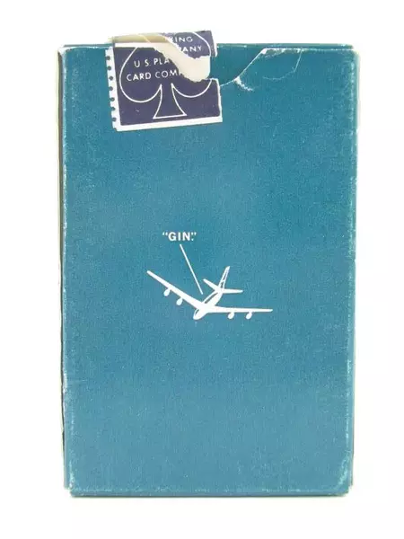 Lot of 3 Vintage United Airlines Playing Cards Blue Gin Deck Fly Friendly Skies