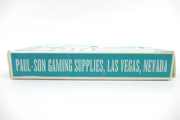 Lot of 4 Paul-Son Playing Cards Decks Spirit Mountain Casino Punched Green Blue