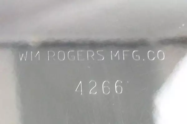Vintage Wm Rogers Silver Plate Chip and Dip Tray Spring Flower 4266
