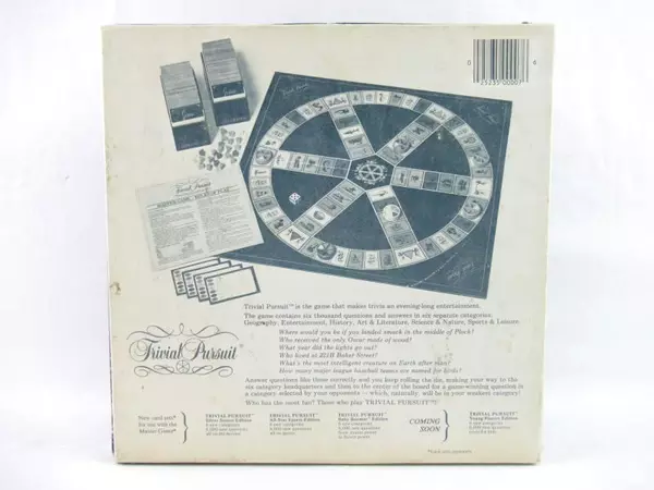 Vintage Trivial Pursuit Master Game Genus Edition 1981 Horn Abbot No. 7