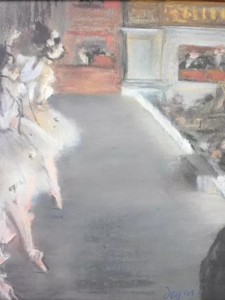 National Gallery of Art Piece Dancers At The Old Opera House By Edgar Degas