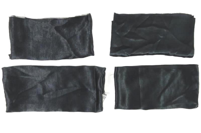 Lot of Fabric Scraps Pieces For Crafting DIY Faux Leather Red Blue Black Green