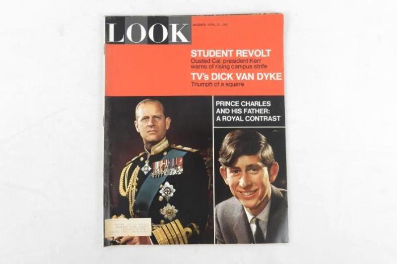 Lot of 2 Vintage Look Magazines British Royalty Covers 1965 1967 Prince Charles