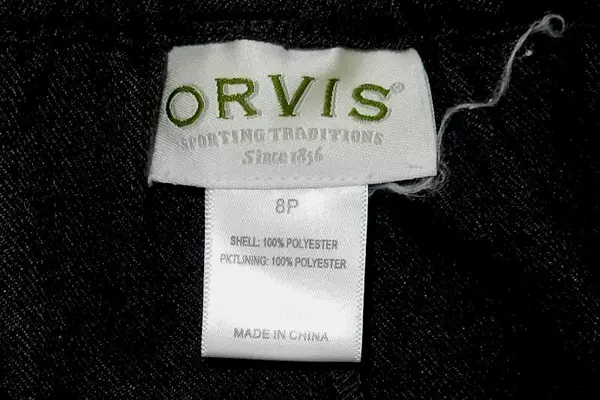 Orvis Grey Straight Fit Skirt Women's Size 8P Petite Elastic Waist Knee Length