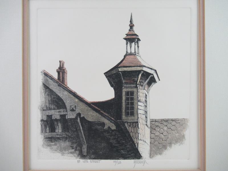 Lot of 2 Jim Yarbrough Limited Edition Prints 431 Oakland Ave & 89 15th St