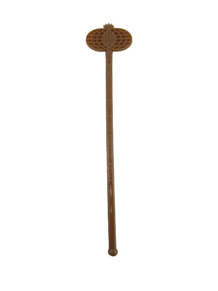 Lot of 10 Bermuidian Belmont Harmony Hall Souvenir Swizzle Sticks Brown