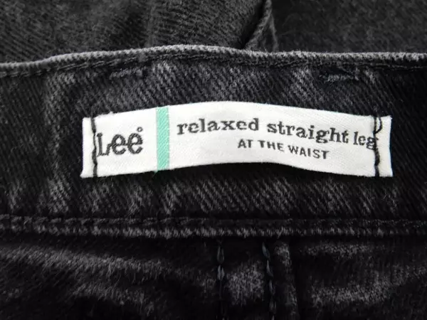 Vintage Lee Original Mom Jeans Black Wash Women's Size 18 Short Petite