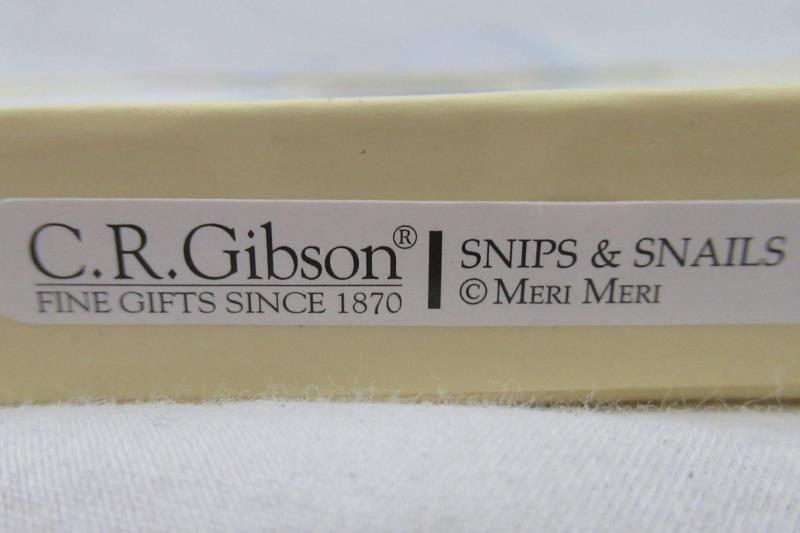 CR Gibson Keepsake Growth Chart Snips & Snails w/ Orig Packaging BA2-4803