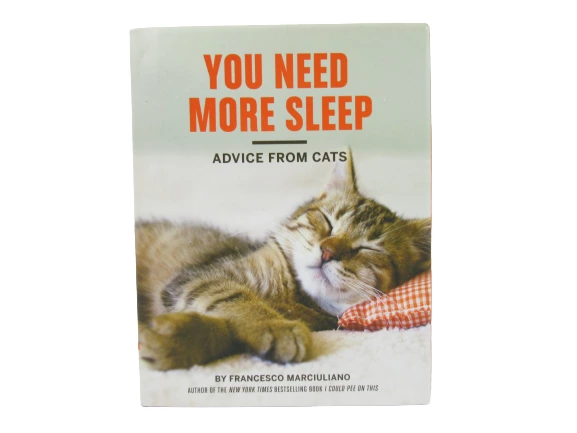 You Need More Sleep and Other Advice From Cats Hardcover Francesco Marciuliano