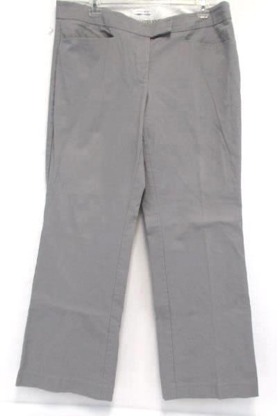 Fashion Bug Grey Slacks Trouser Dress Pants Size 14 Wide Leg Career