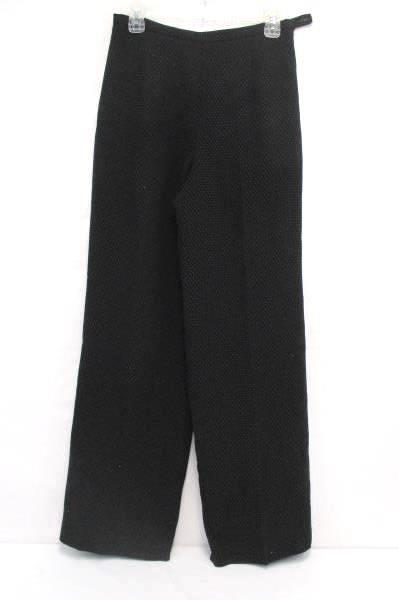 Talbots Lined Pants Black with White Dotted Career Work Size 6