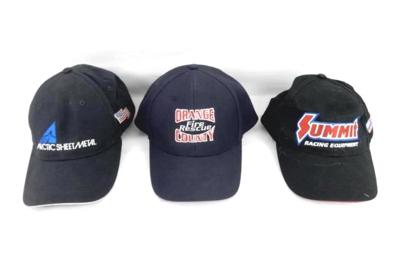 Lot of 5 Adjustable Back Hats Men's One Size Baseball Cap Summit Racing USA