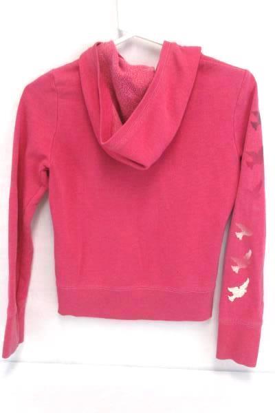 Hoodie Pink Girls Old Navy Sweatshirt Pullover Youth XL Zip Up Dove Stamp