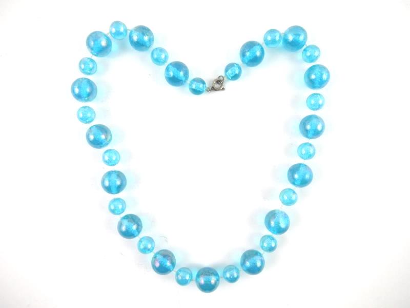 Lot of 5 Bead Strand Necklaces Various Colors Lengths