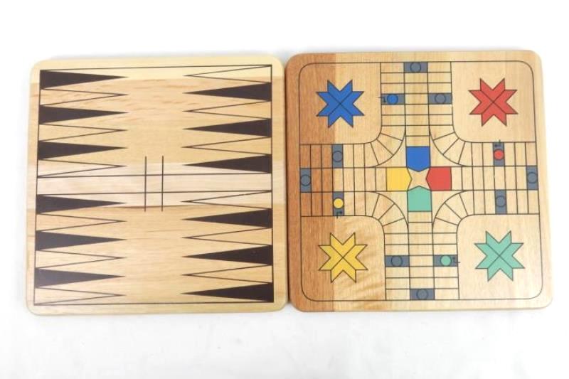 1999 Pressman Classic Collector Series 7 in 1 Wood Games