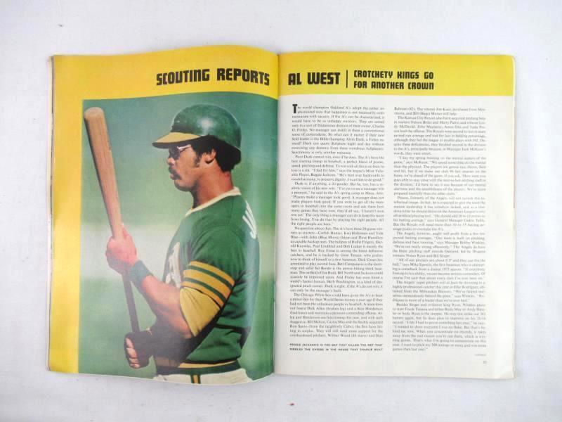 Lot of 2 Vintage Sports Illustrated 1974 1975 Pete Rose Rose Of Reds Sportsman
