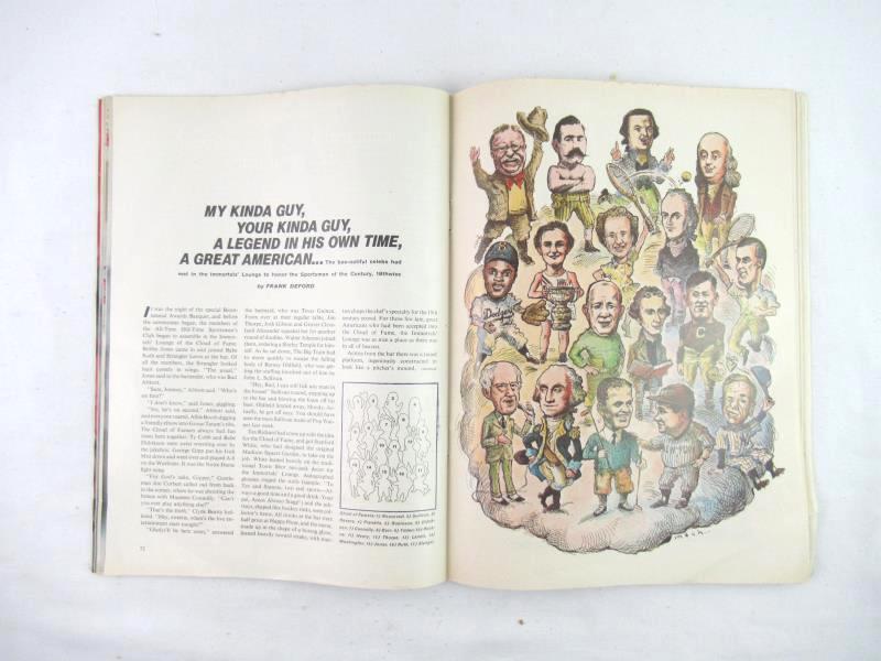 Lot of 2 Vintage Sports Illustrated 1974 1975 Pete Rose Rose Of Reds Sportsman