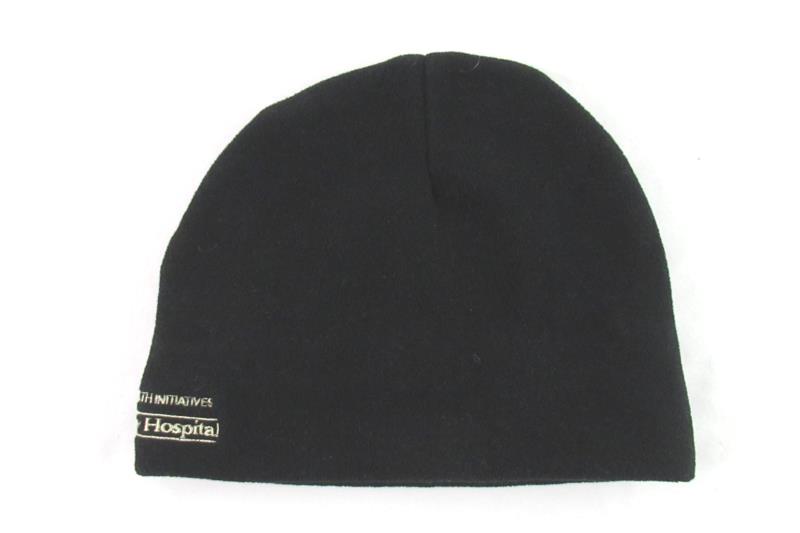 Catholic Health Initiatives Fleece Beanie Hat Scarf Set Black St. Anthony Hosp.