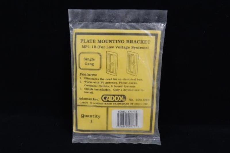 Lot of 4 Adamax Inc Caddy Plate Mounting Brackets MP1-1B Simple Installation