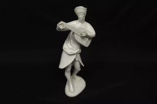 Nymphenburg Porcelain Colonial Musician Figurine B 337 German Collectible