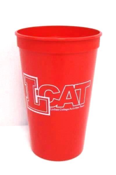 Linfield College Wildcats Swimming Shirt Drawstring Bag LCAT Plastic Cup