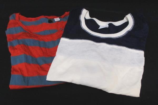 Lot of 2 BP Under Cover Long Sleeve Striped Half Sleeve 2 Color Tops Women's Sm