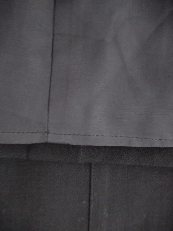 Doncaster Skirt Black Lined Long Flat Front 100% Wool Women's Size 8