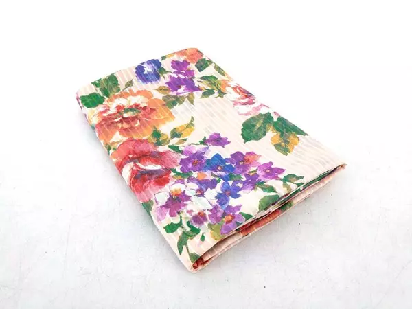 Sarong Beach Cover Up Watercolor Rose Print Fabric 79 Inches By 42 Inch Handmade