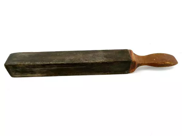 Antique Wood Razor Strop Chapman's Anti Elastic Four Sided Barber Tool