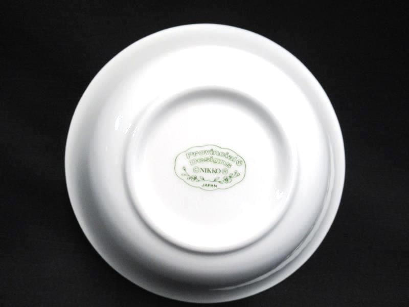 Vintage Nikko Japan Soup Cereal Bowl Dauphine White Blue Pink Green Floral 6.25"