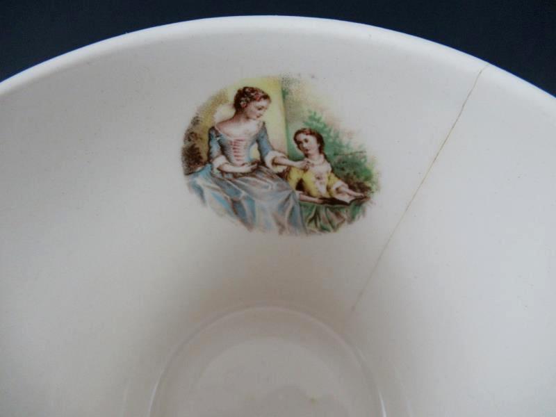 Vintage Triumph American Limoges Sugar Bowl Creamer CHINA DO'R I T-S 284