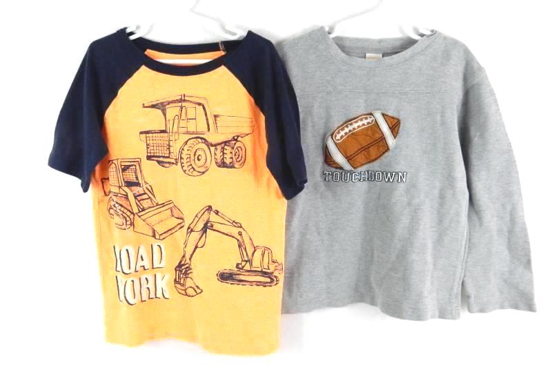 Lot of 4 Boy's Sz 7 7X Shirts Pants Shorts Long Sleeve Short Sleeve 32 Degrees