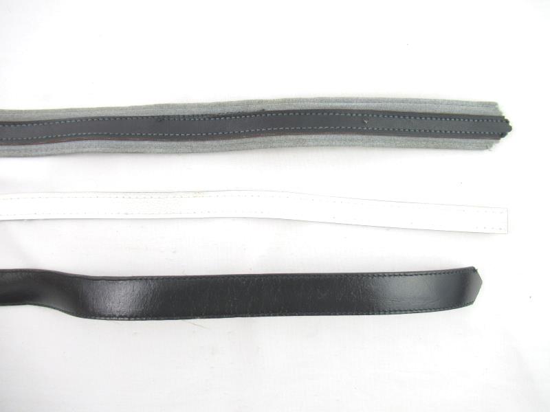 Lot of 5 Women's Belts Vintage Fashion Belts Brown Blue Black Faux Leather